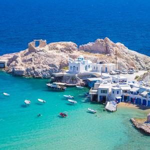Milos Semi-Private Boat Tour – Kleftiko, Sarakiniko & Poliegos